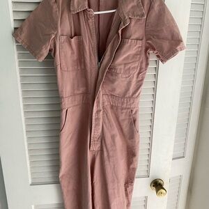 BDG Dusty Pink Short Sleeve Top